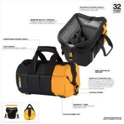 ToughBuilt 12 In. W X 8.75 In. H Polyester Massive Mouth Tool Bag 32 Pocket Black/Gray/Orange 1 Pc 14 ToughBuilt 12 In. W X 8.75 In. H Polyester Massive Mouth Tool Bag 32 Pocket Black/Gray/Orange 1 Pc -DeWALT Outlet 9d11a6f1 65bf 4e4e 8e7e eb25a17c5fb3