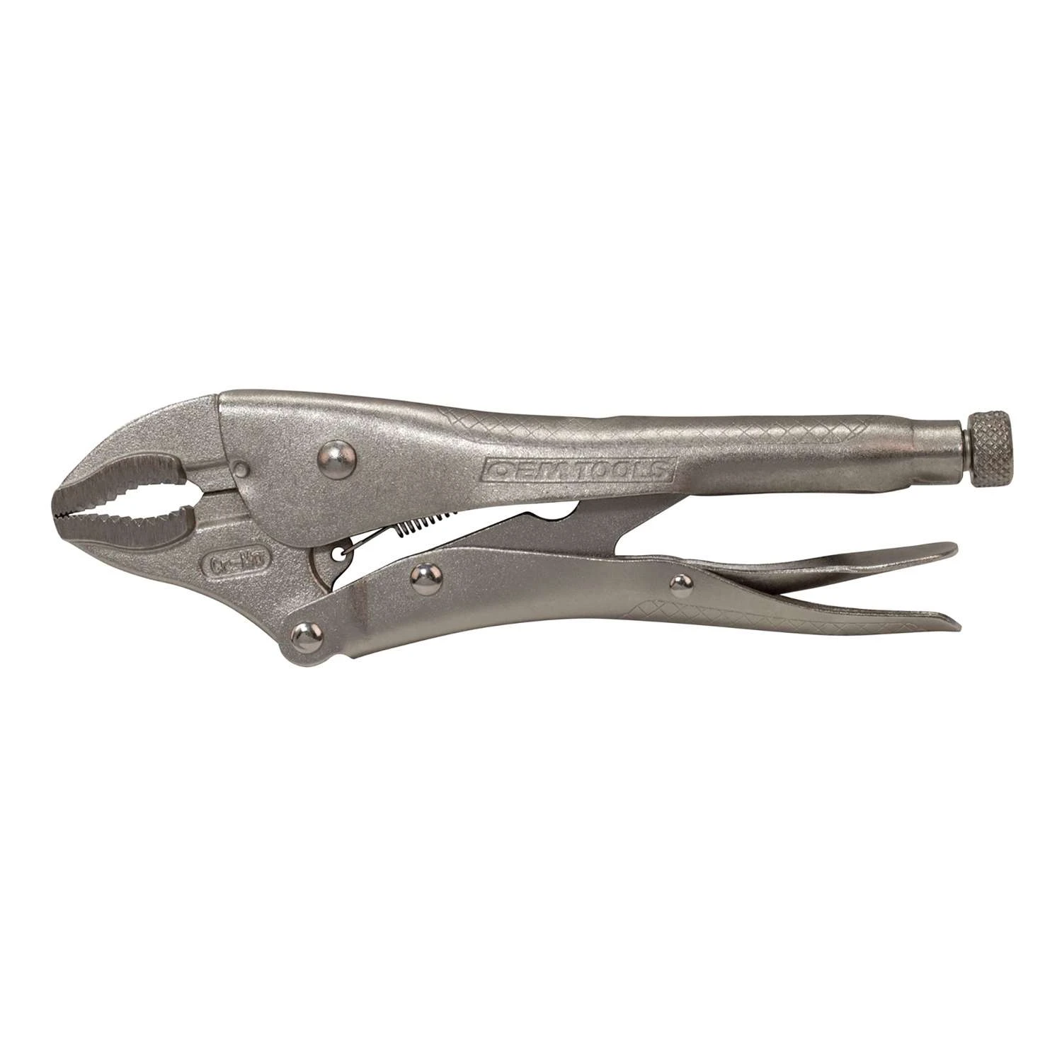 OEMTOOLS 10 In. Nickel Chrome Steel Curved Jaw Locking Pliers 3 OEMTOOLS 10 In. Nickel Chrome Steel Curved Jaw Locking Pliers