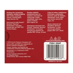 Arrow T50 3/8 In. W X 3/8 In. L 18 Ga. Flat Crown Heavy Duty Staples 5000 Pk -DeWALT Outlet a13e447c a025 48eb 8228 c3bf3afd4853