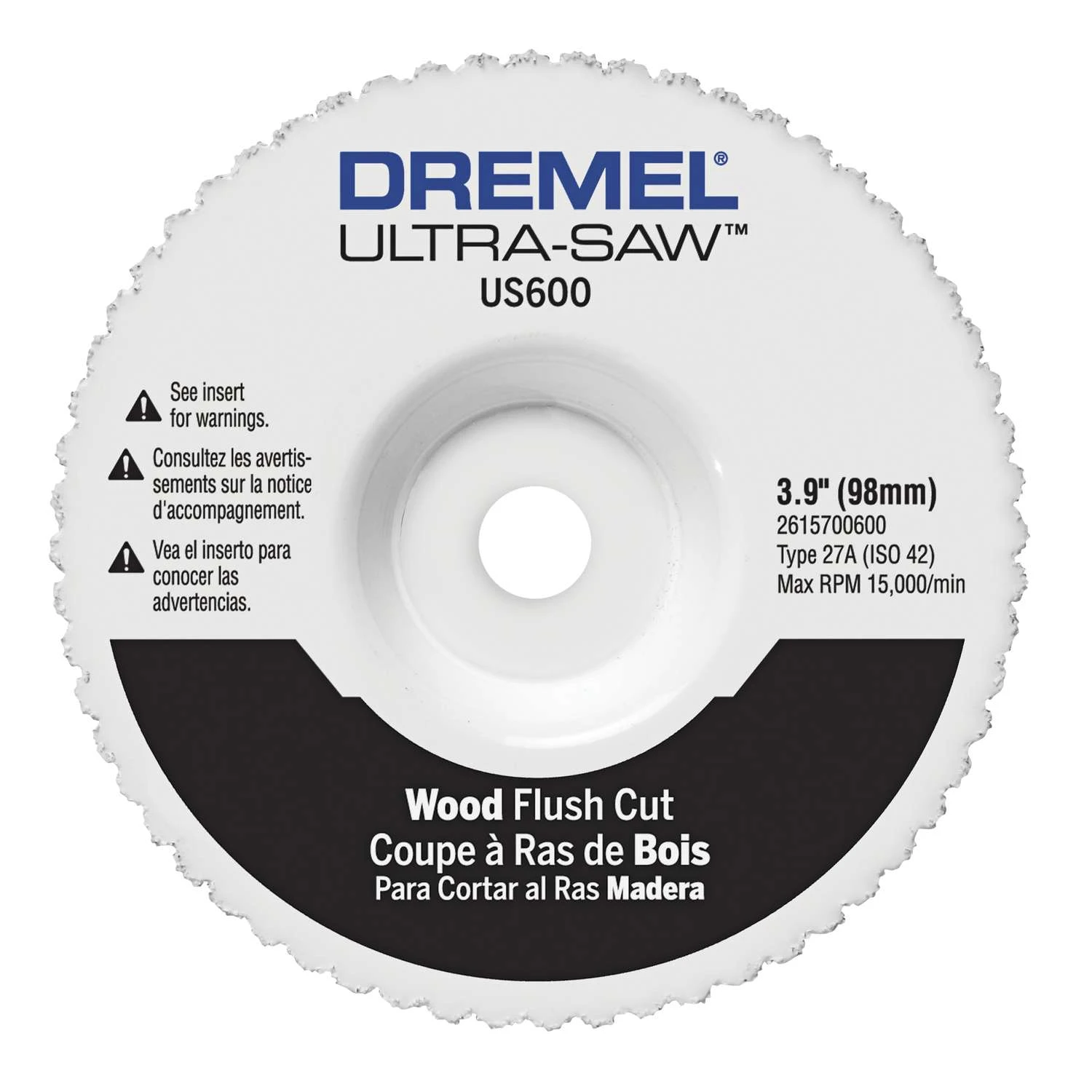 Dremel Ultra-Saw 3-7/8 In. Carbide Cutting Wheel 1 Pk 3 Dremel Ultra-Saw 3-7/8 In. Carbide Cutting Wheel 1 Pk