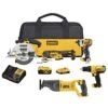 DeWalt 20V MAX Cordless Brushed 5 Tool Combo Kit -DeWALT Outlet a26e2c9b f12f 41e1 9b64 376223ed06b6