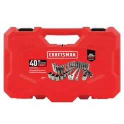 Craftsman 3/8 In. Drive Metric And SAE 6 Point Mechanic's Tool Set 40 Pc -DeWALT Outlet a3e62324 0702 44cf 9d3d 47a761cef062