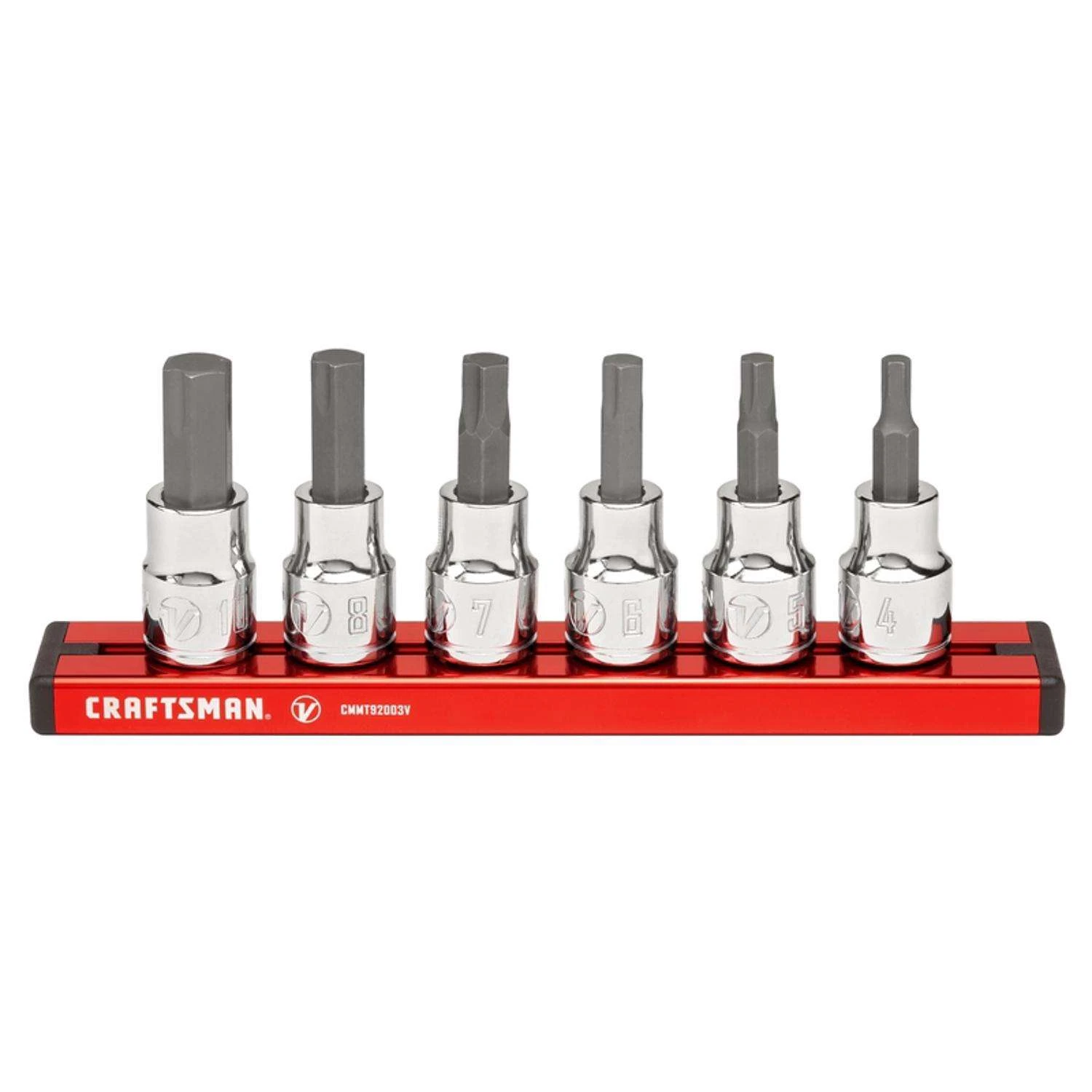 Craftsman V-Series X-Tract Technology 3/8 In. Drive Metric Hex Bit Socket Set 6 Pc 3 Craftsman V-Series X-Tract Technology 3/8 In. Drive Metric Hex Bit Socket Set 6 Pc