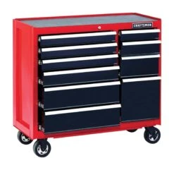 Craftsman 41 In. 10 Drawer Metal Rolling Tool Cabinet 39-1/2 In. H X 18 In. D