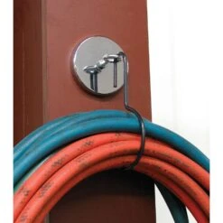 Magnet Source 4.625 In. L X 4.9 Dia. In. W Silver Round Magnet With Hook 200 Lb. Pull 1 Pc -DeWALT Outlet a9d0fb65 2bc3 4b93 a397 a7f82f7f8ca5