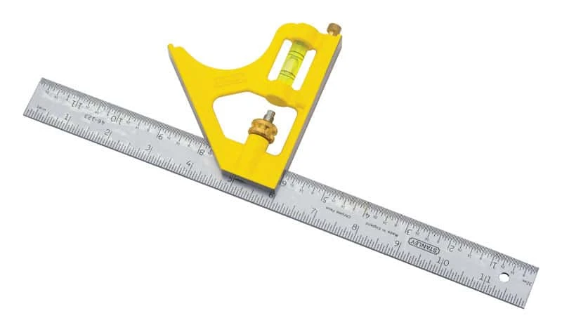 Stanley 12 In. L X 3 In. H Steel English Combination Square 6 Stanley 12 In. L X 3 In. H Steel English Combination Square - Image 4