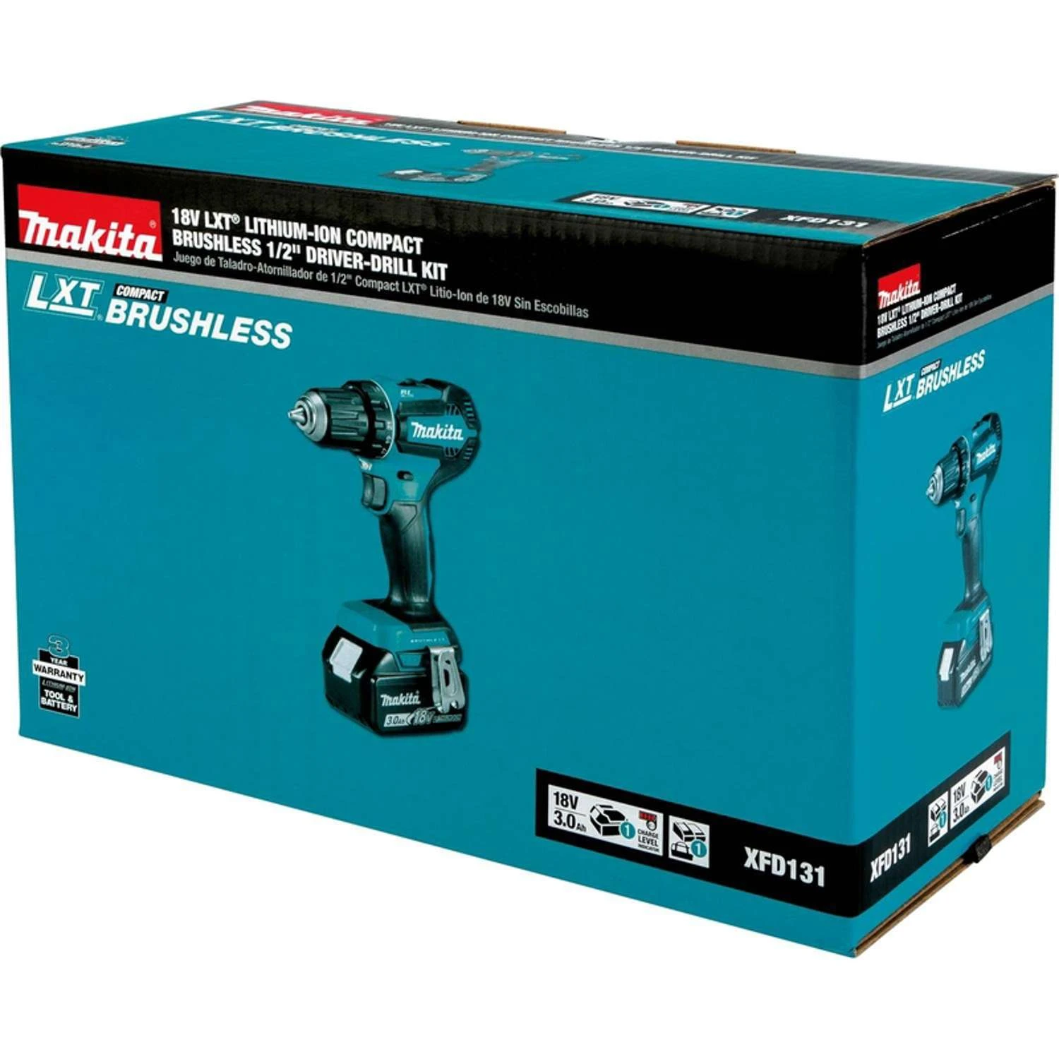 Makita 18V LXT 1/2 In. Brushless Cordless Drill/Driver Kit (Battery & Charger) 7 Makita 18V LXT 1/2 In. Brushless Cordless Drill/Driver Kit (Battery & Charger) - Image 5