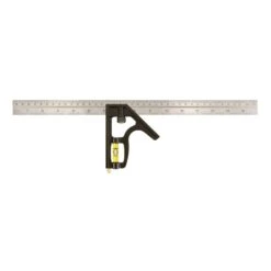 Johnson 16 In. L X 4-3/4 In. H Stainless Steel Combination Square