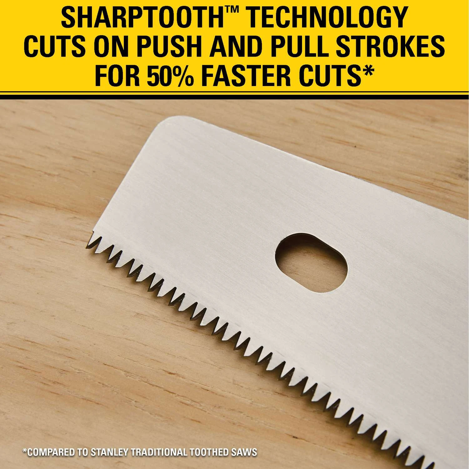 Stanley FatMax 15 In. Carbon Steel Multi Hand Saw 8 TPI 1 Pc 5 Stanley FatMax 15 In. Carbon Steel Multi Hand Saw 8 TPI 1 Pc - Image 3