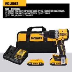 DeWalt 20V MAX Cordless Brushless 1 Tool Compact Hammer Drill And Impact Driver Kit -DeWALT Outlet b3e9a518 6a88 49e8 93a5 336c8c6451c5