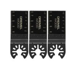 Dremel Multi-Max 1.7 In. X 1.25 In. L High Carbon Steel Wood Flush Cut Blade 3 Pk