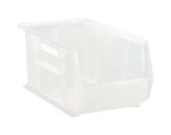 Quantum Storage 8-1/4 In. W X 7 In. H Storage Bin Plastic 1 Compartments Clear