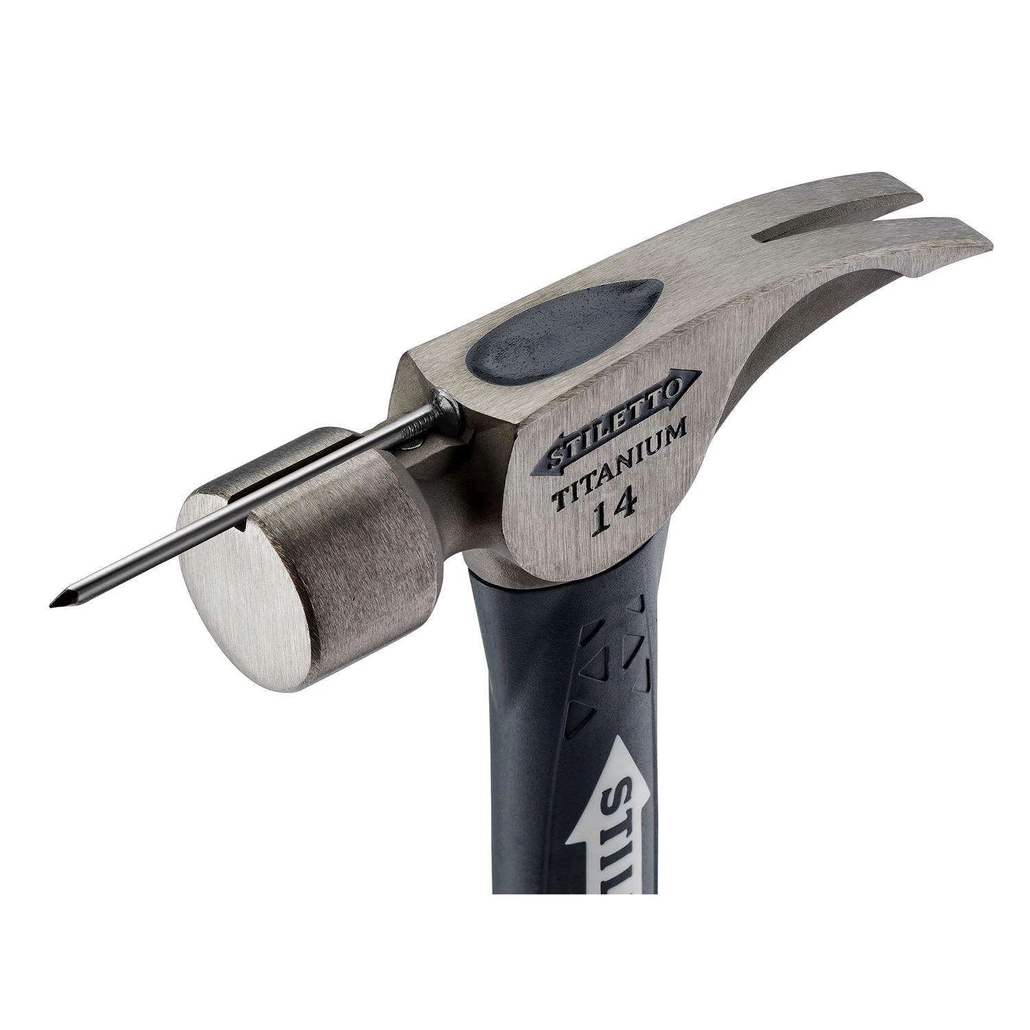 Stiletto 14 Oz Smooth Face Framing Hammer 18 In. Titanium Handle 6 Stiletto 14 Oz Smooth Face Framing Hammer 18 In. Titanium Handle - Image 4