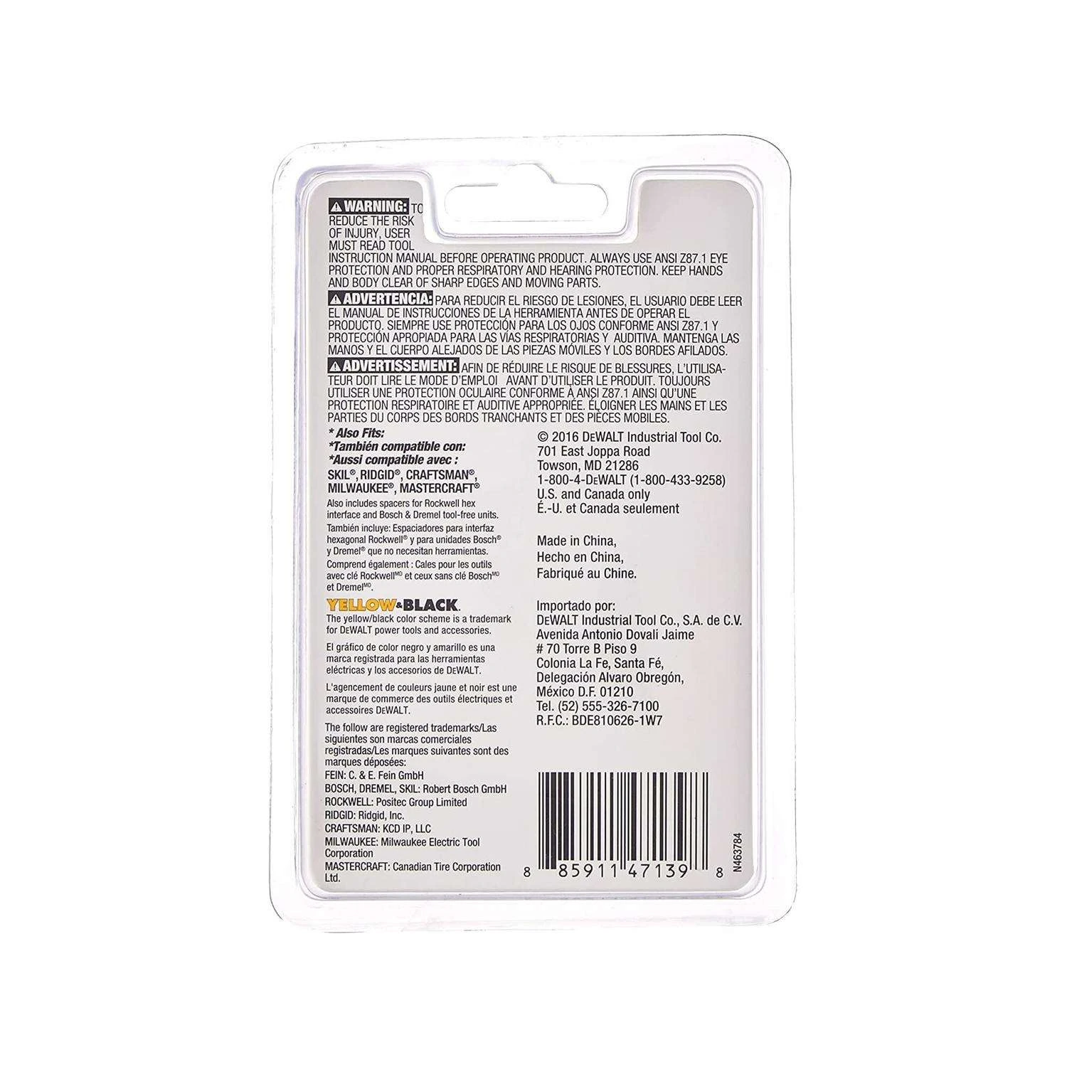 DeWalt Universal Fitment Carbide Diamond Saw Blade 1 Pk 5 DeWalt Universal Fitment Carbide Diamond Saw Blade 1 Pk - Image 3