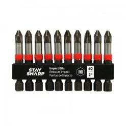 Stay Sharp Phillips PH #2 X 2 In. L Industrial Bit Clip S2 Tool Steel 10 Pk