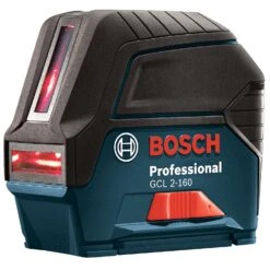 Bosch 2 Beam Self Leveling Cross Line Laser 165 Ft. 8 Pc