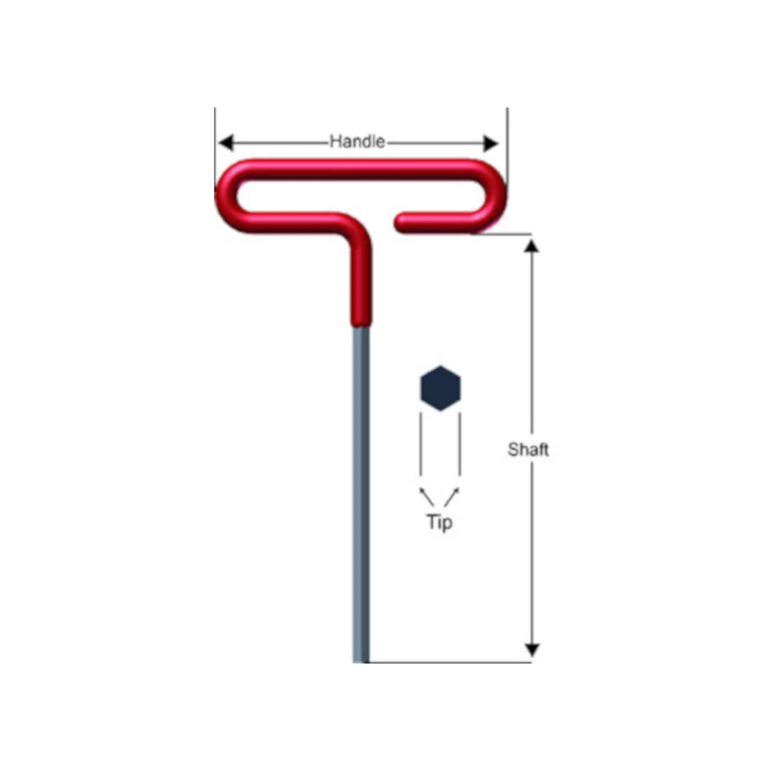 Eklind 2.5 - 6 Mm Metric T-Handle T-Handle Hex Key 5 Pc 5 Eklind 2.5 - 6 Mm Metric T-Handle T-Handle Hex Key 5 Pc - Image 3