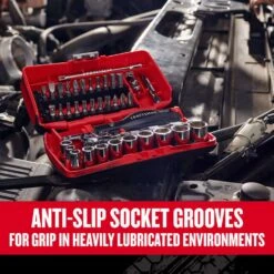 Craftsman V-Series 1/4 In. Drive Metric 6 Point Socket And Tool Set 38 Pc -DeWALT Outlet bedc231b 7ff8 49e9 b49c 604fe25c54ba