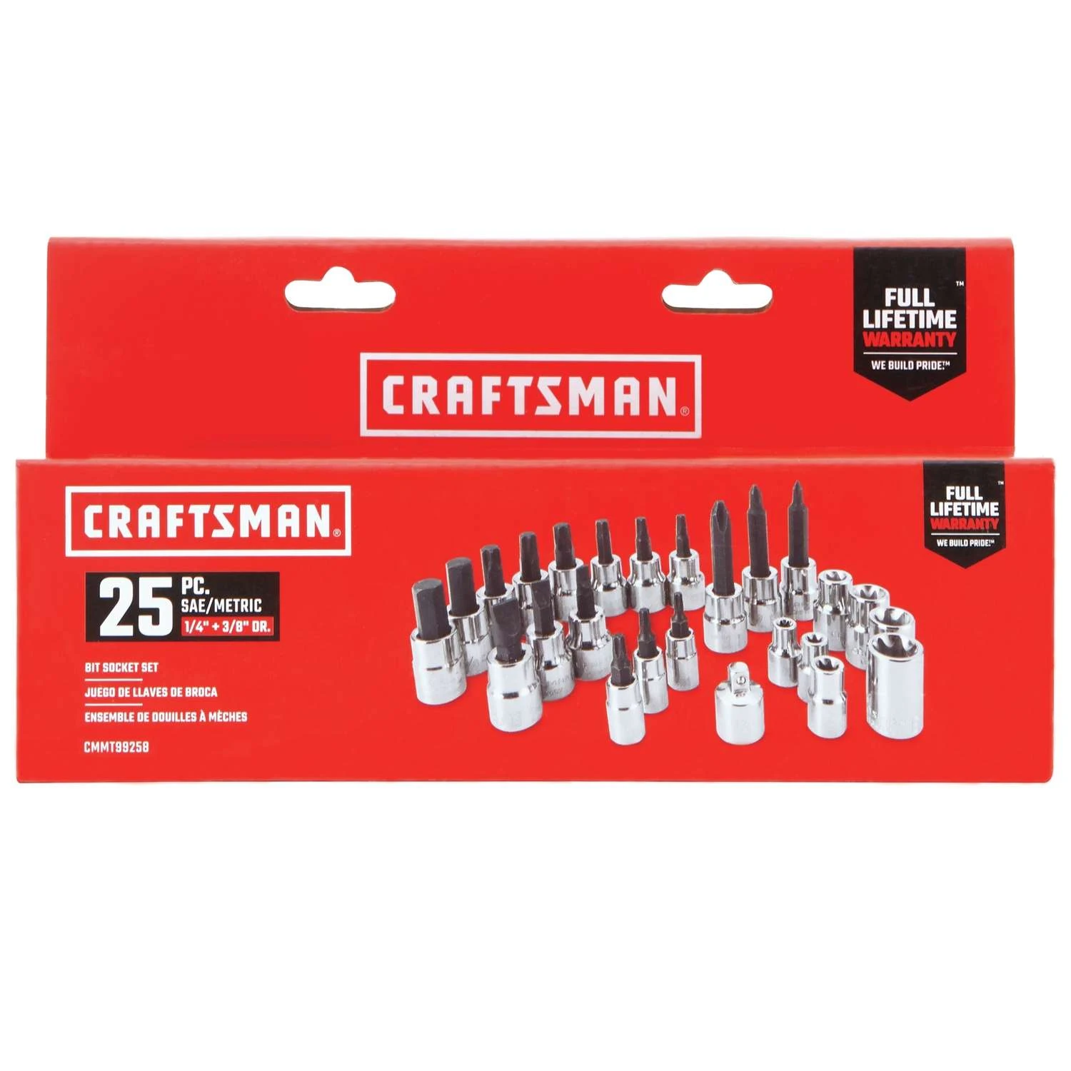 Craftsman 1/4 And 3/8 In. Drive 6 Point Socket And Bit Set 25 Pc 4 Craftsman 1/4 And 3/8 In. Drive 6 Point Socket And Bit Set 25 Pc - Image 2