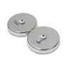 Magnet Source 2-5/8 In. L X 2.63 In. W Silver Magnetic Hooks 35 Lb. Pull 2 Pc -DeWALT Outlet c1dd29ff a67c 4da3 9e6a c1c5a857245d
