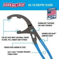 Channellock 9 In. Forged Alloy Steel Oil Filter PVC Pliers -DeWALT Outlet c2389402 bd29 41c5 8490 37dc20df9ab5