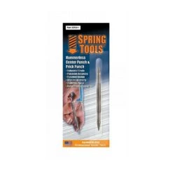 Spring Tools Steel Hammerless Center Punch And Prick Punch 1 Pc