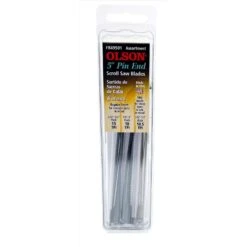 Olson 5 In. Carbon Steel Scroll Saw Blade Set 18.5 TPI 18 Pk
