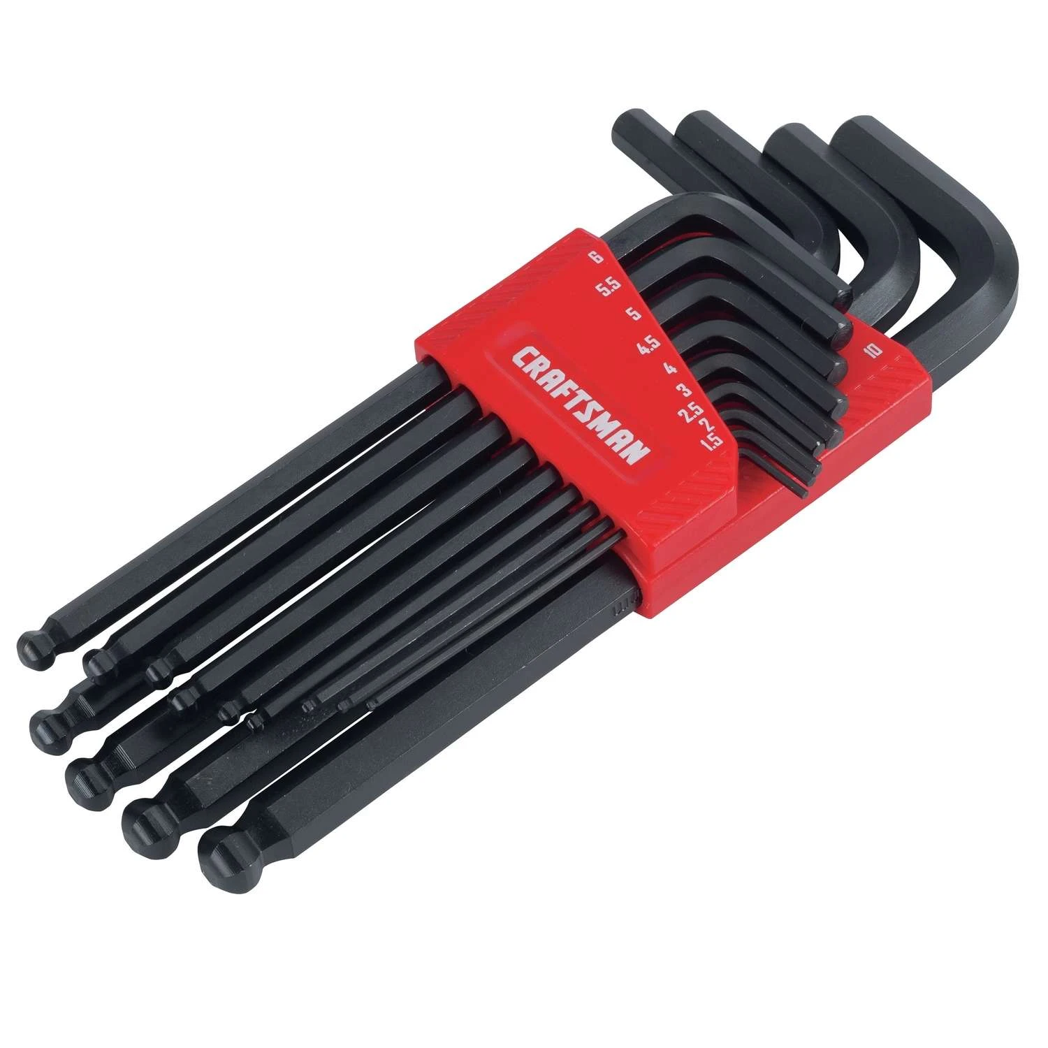 Craftsman Assorted Metric Long And Short Arm Ball End Hex Key Set 13 Pc 4 Craftsman Assorted Metric Long And Short Arm Ball End Hex Key Set 13 Pc - Image 2