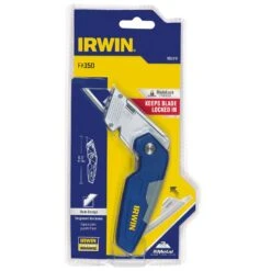 Irwin FK150 Folding 6.3 In. Lockback Utility Knife Blue 1 Pk