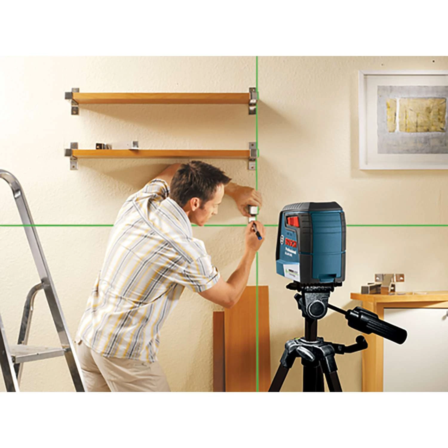 Bosch Self Leveling Green-Beam Cross-Line Laser 40 Ft. 10 Bosch Self Leveling Green-Beam Cross-Line Laser 40 Ft. - Image 8