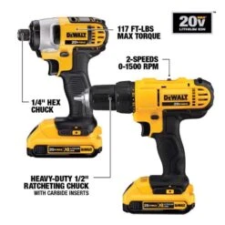 DeWalt 20V MAX Cordless Brushed 9 Tool Combo Kit -DeWALT Outlet c9ceeb62 fa43 482e 8807 44bf650c0438