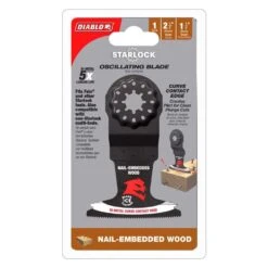 Diablo Starlock 2-1/2 In. W Bi-Metal Curved Contact Edge Oscillating Blade Nail-Embedded Wood 10 Pk 7 Diablo Starlock 2-1/2 In. W Bi-Metal Curved Contact Edge Oscillating Blade Nail-Embedded Wood 10 Pk -DeWALT Outlet ccb38631 28e2 466e 8434 527f60c48da1