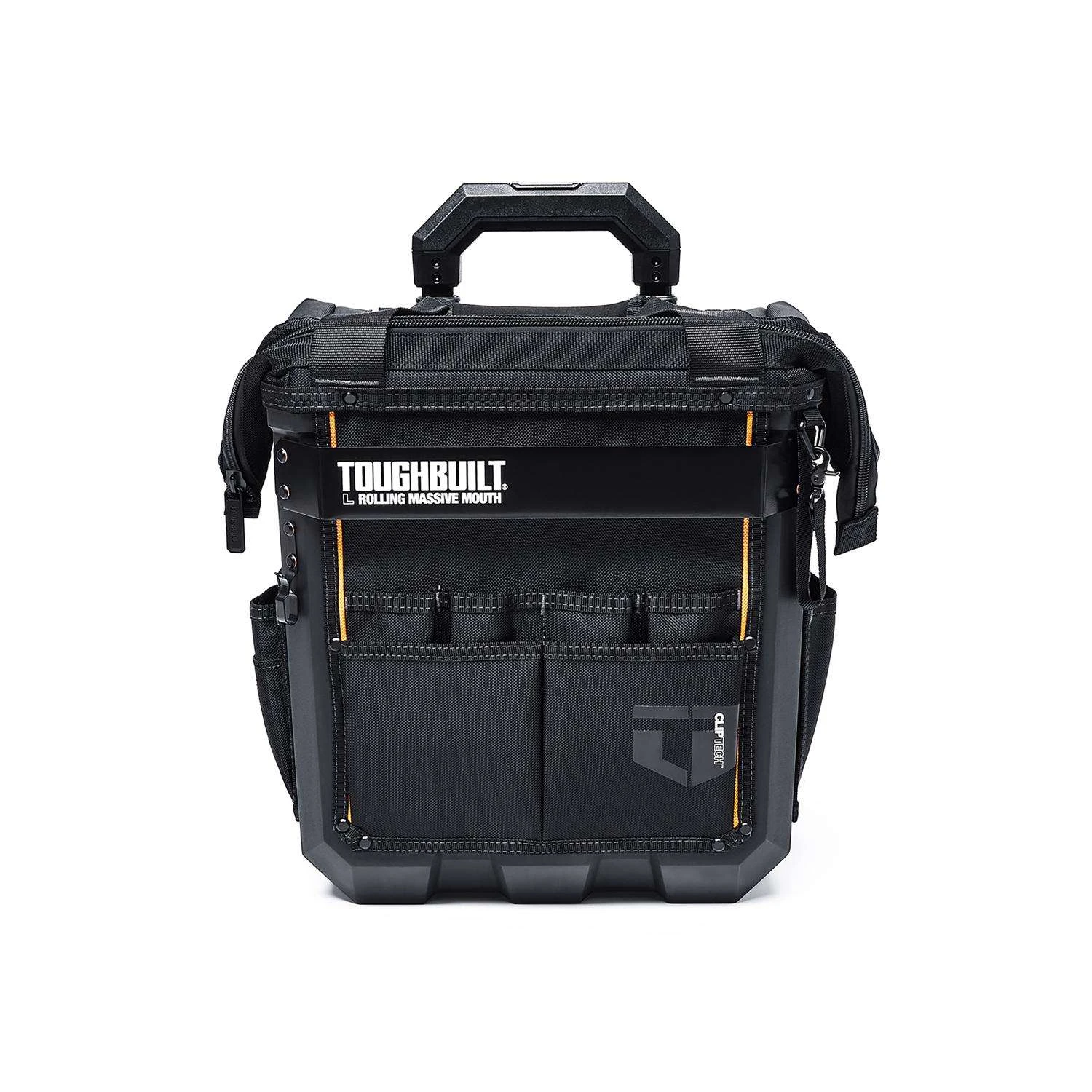 ToughBuilt 17.91 In. W X 19.69 In. H Polyester/Polypropylene Massive Mouth Roller Tool Bag 21 Pocket 3 ToughBuilt 17.91 In. W X 19.69 In. H Polyester/Polypropylene Massive Mouth Roller Tool Bag 21 Pocket