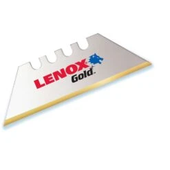 Lenox Gold High Speed Steel 4 Notch Utility Blade 2.5 In. L 100 Pk