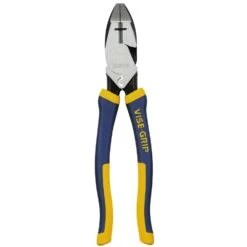 Irwin Vise-Grip 9-1/2 In. Nickel Chrome Steel Lineman's Pliers
