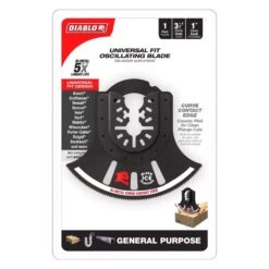 Diablo 3-1/2 In. X 3-1/2 In. W Bi-Metal Semi-Circle Oscillating Blade General Purpose Cuts 1 Pk -DeWALT Outlet cdc4dce9 a596 4c8a 9992 463994012eb3