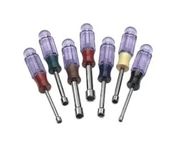 Craftsman Multi Size In. SAE Nut Driver Set 2.9 In. L 7 Pc