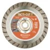Husqvarna Tacti-Cut Dri Disc 4-1/2 In. D X 7/8 In. Steel Turbo Diamond Saw Blade 1 Pk