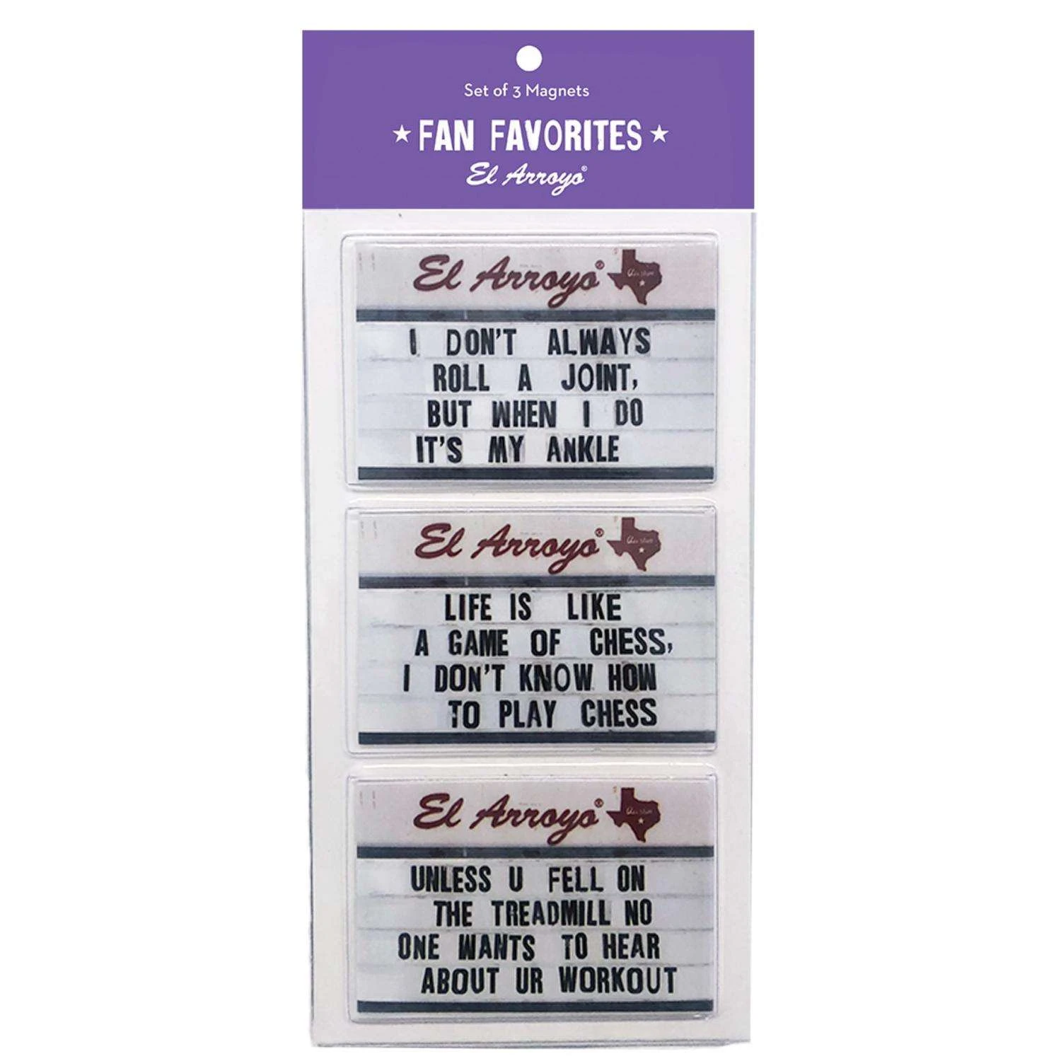 El Arroyo 9 In. L X 4 In. W Fan Favorites Button Magnets 3 Pc 3 El Arroyo 9 In. L X 4 In. W Fan Favorites Button Magnets 3 Pc