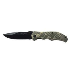 Spring Creek Products Press And Flip Folding Knife Camouflage 1 Pc