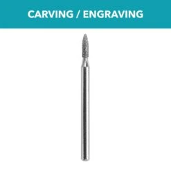 Dremel 1/8 In. D X 3/32 In. L Diamond Coated Diamond Wheel Point Bit Conical 35000 Rpm 1 Pc