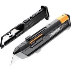 ToughBuilt 6.5 In. Retractable Reloading Utility Knife Black 1 Pc -DeWALT Outlet d2210f55 609c 47b0 a755 26c6d01fc3ba