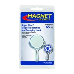 Magnet Source .5 In. L X 1.5 In. W Silver Magnetic Hook 65 Lb. Pull 1 Pc -DeWALT Outlet d30193df 0bd9 4eb5 a0cd 503c17e6f993