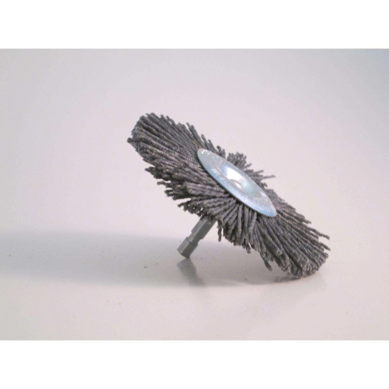 Dico NYALOX 4 In. Coarse Crimped Mandrel Mounted Wheel Brush Nylon 2500 Rpm 1 Pc 4 Dico NYALOX 4 In. Coarse Crimped Mandrel Mounted Wheel Brush Nylon 2500 Rpm 1 Pc - Image 2