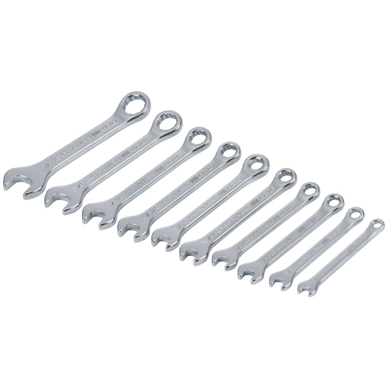 Craftsman 12 Point SAE Ignition Combination Wrench Set 10 Pc 4 Craftsman 12 Point SAE Ignition Combination Wrench Set 10 Pc - Image 2