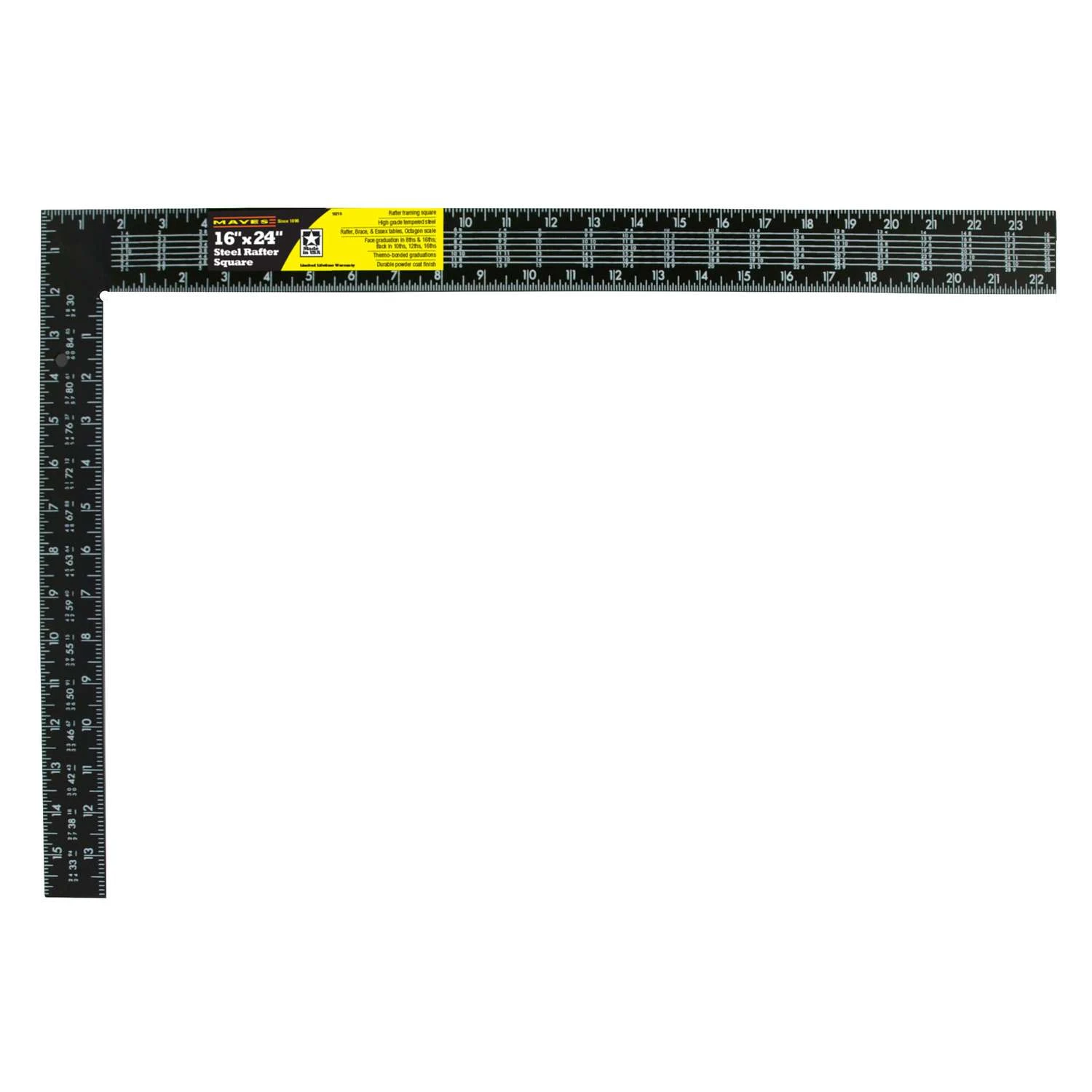 Mayes 24 In. L X 16 In. H Steel Carpenter Square 3 Mayes 24 In. L X 16 In. H Steel Carpenter Square
