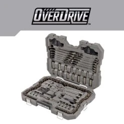 Craftsman OVERDRIVE 1/4 & 3/8 & 1/2 In. Drive Metric/SAE 6 Point Mechanic's Tool Set 154 Pc -DeWALT Outlet df640d4d 25eb 449a ae47 f69e5f02e4de