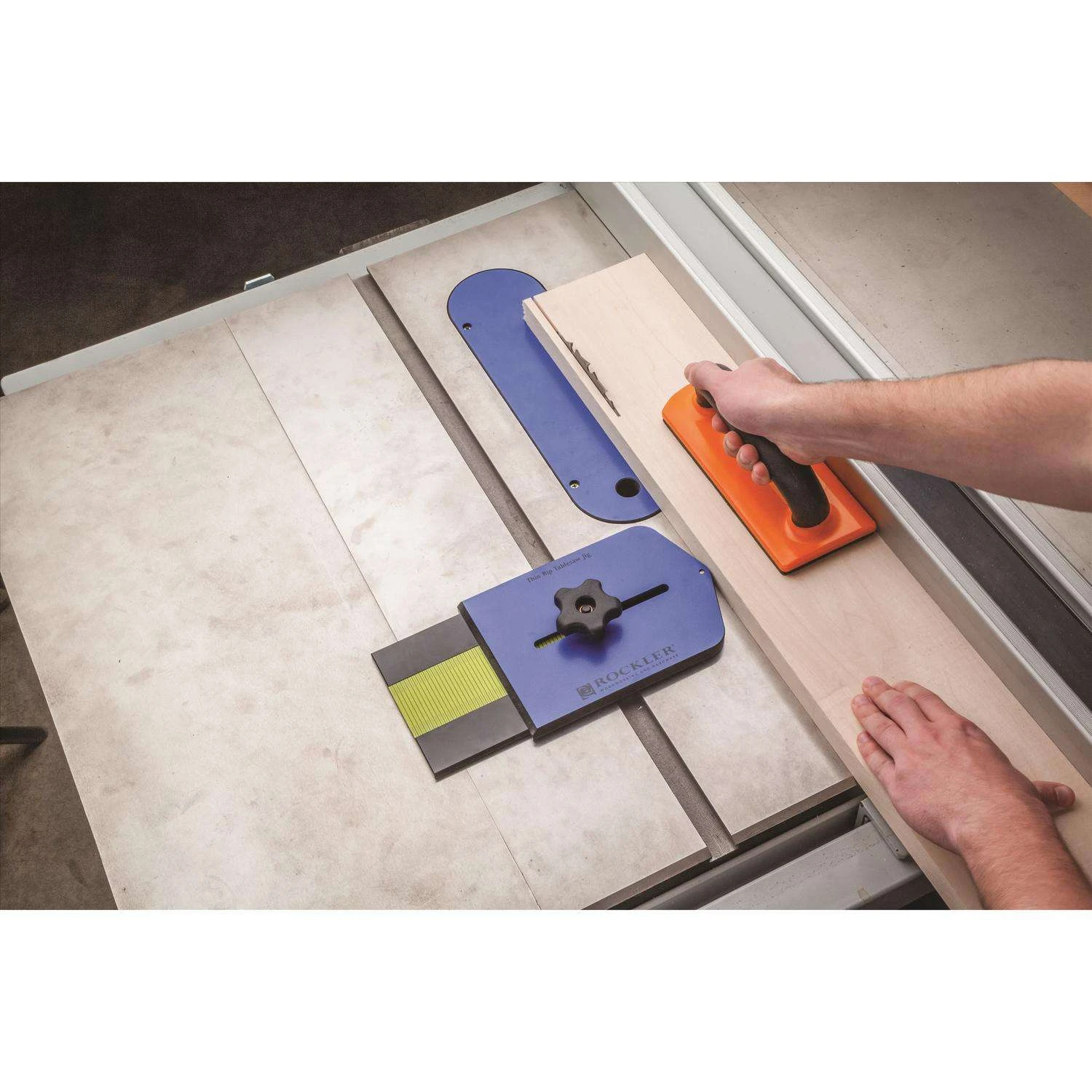 Rockler 8 In. L X 5-1/4 In. W Thin-Rip Tablesaw Jig 1 Pc 4 Rockler 8 In. L X 5-1/4 In. W Thin-Rip Tablesaw Jig 1 Pc - Image 2