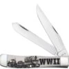 Case Trapper WWII Knife Black/Silver 1 Pc