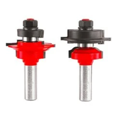 Freud 2 In. D X 2 In. X 3-1/8 In. L Glass Panel Cabinet Door Router Bit Set 2 Pc